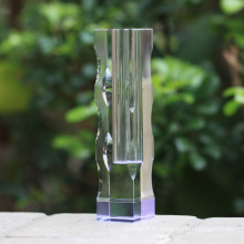 Grand vase en verre transparent et vase en cristal optique